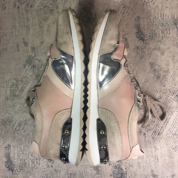 Attilio Giusti Leombruni Studded Leather Sneaker - Picture 7 of 14